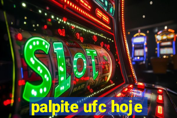palpite ufc hoje